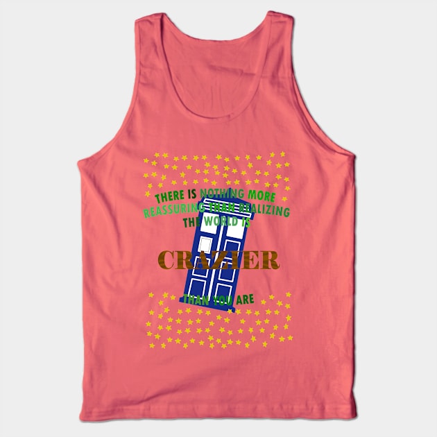 Doctor Who Quote Tank Top by DamageTwig